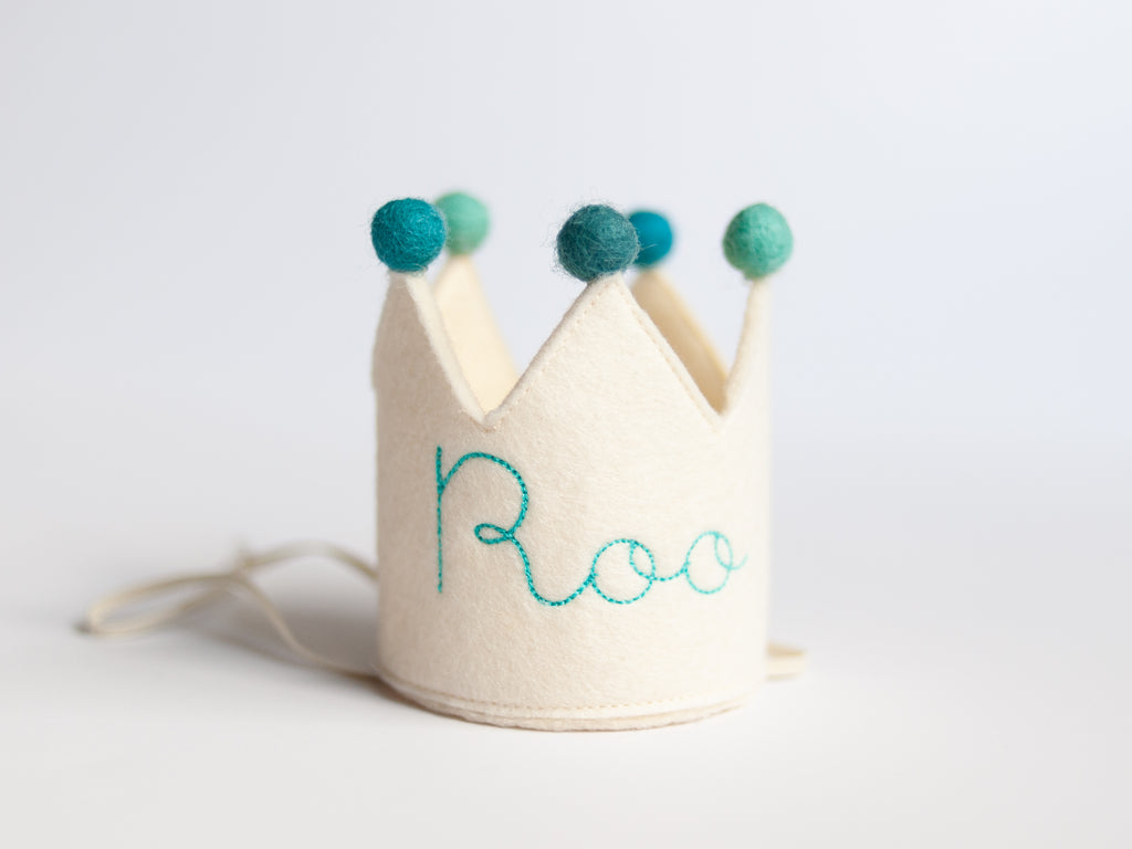 Robin's Egg Birthday Crown for kids