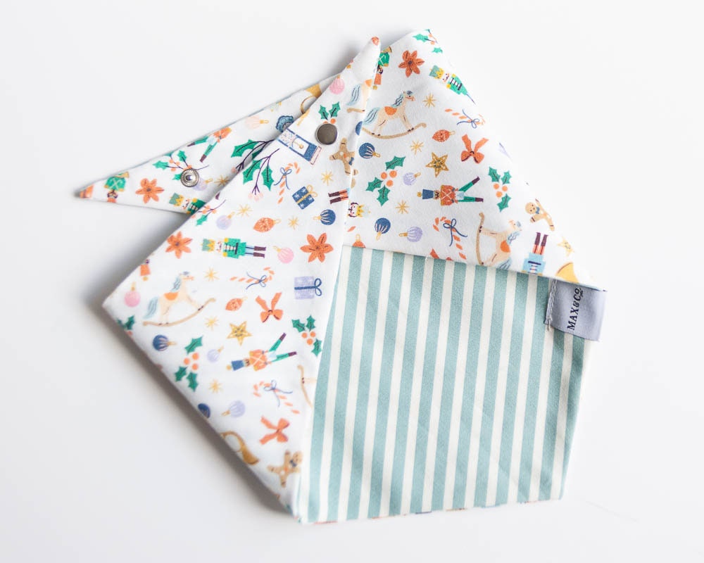 nutcracker bandana for dogs; holiday dog bandana