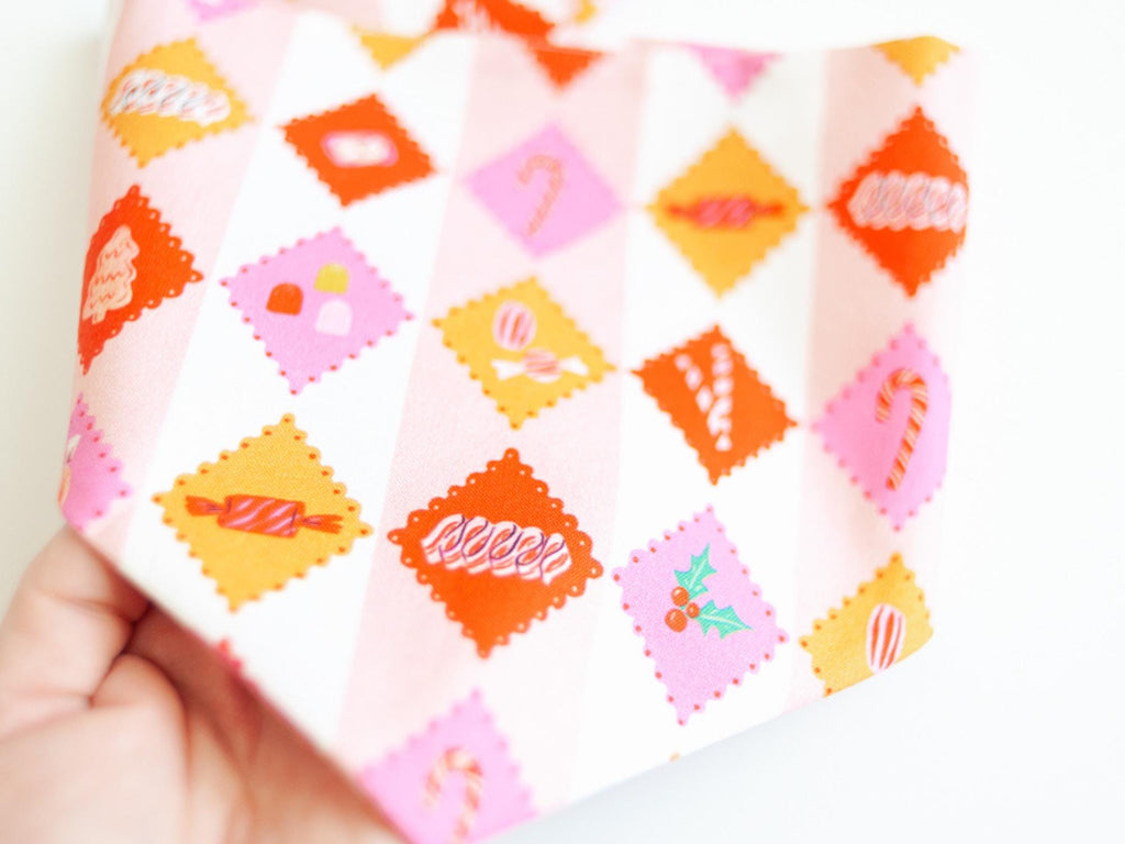holiday treats dog bandana