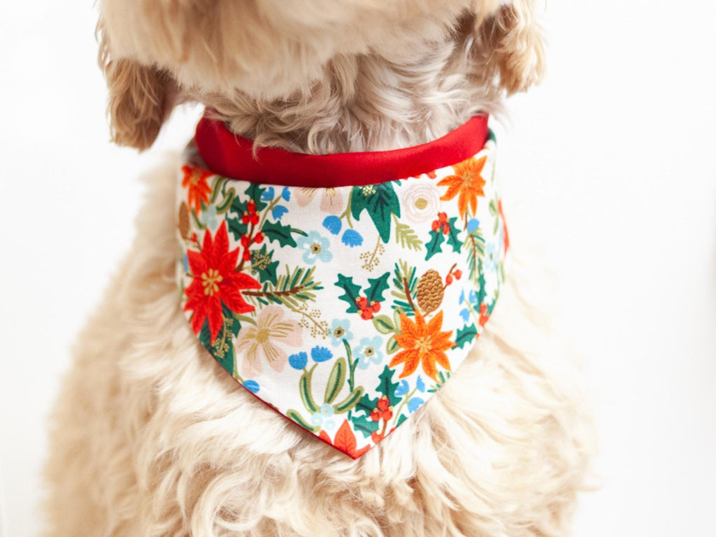 holiday reversible dog bandana
